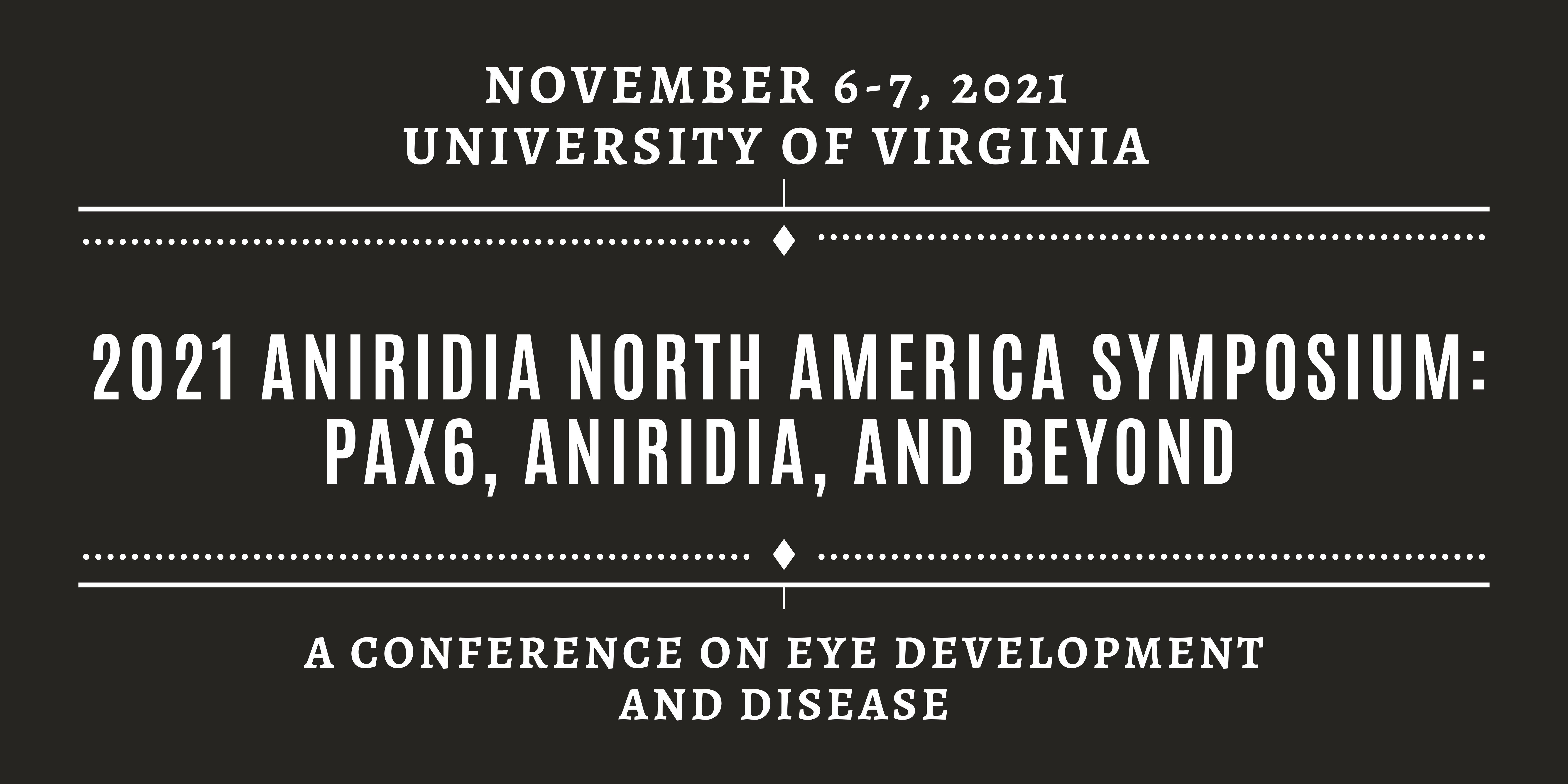Banner showing information about 2021 ANA Symposium
